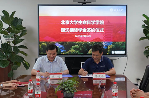 北京大学生命科学学院凯发一触即发奖学金签约仪式